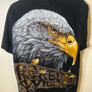 Eagle Graphic Black T-Shirt